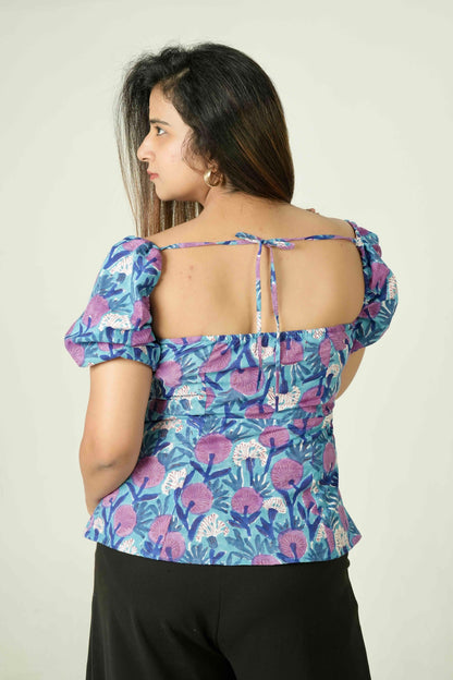 Daisy Blue Top