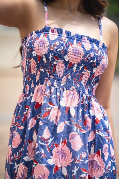 Azure Petal Dress