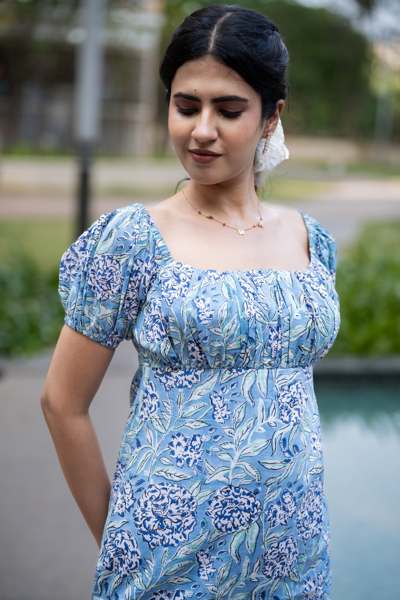 Sky Blossom Dress